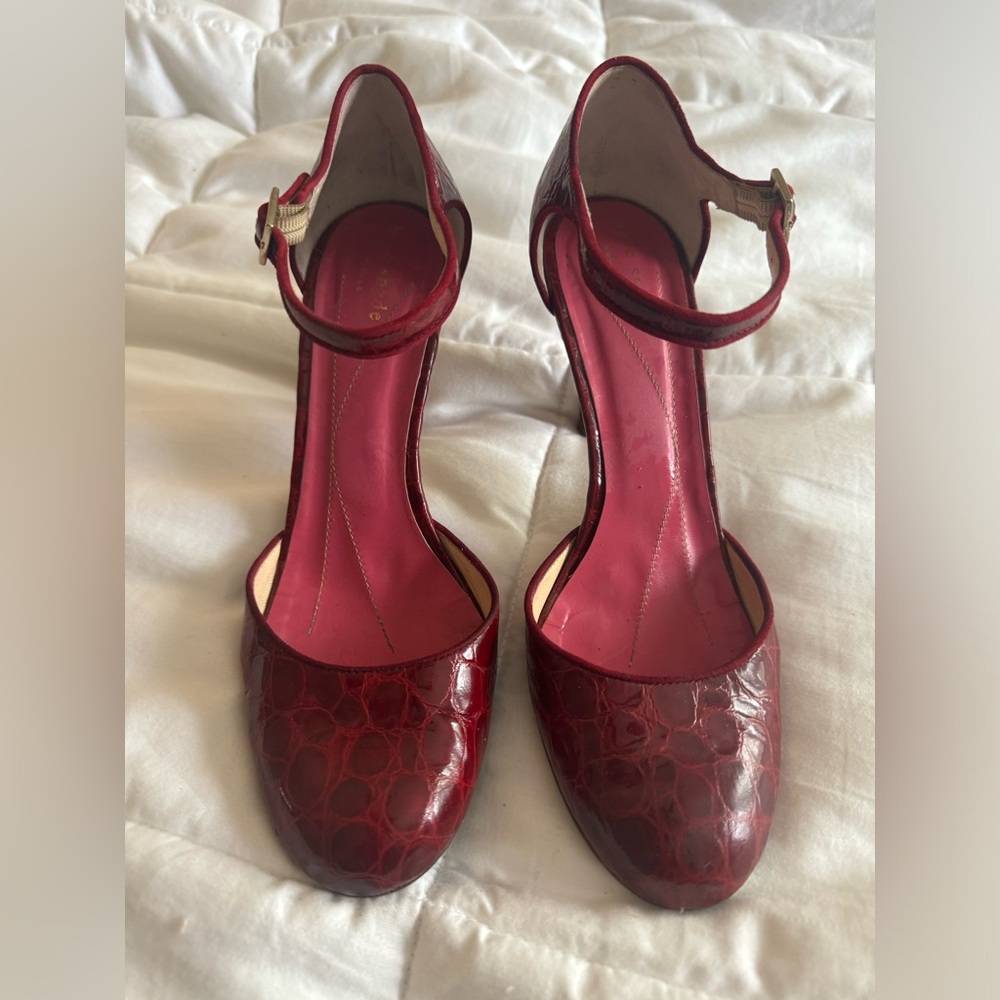Kate Spade Red Patent leather heels